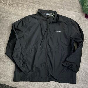 Columbia Men's Black Windbreaker